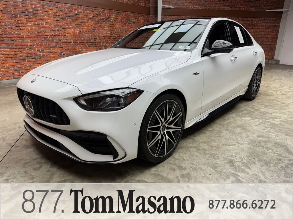 Used 2023 White Mercedes-Benz C 43 AMG® image 1