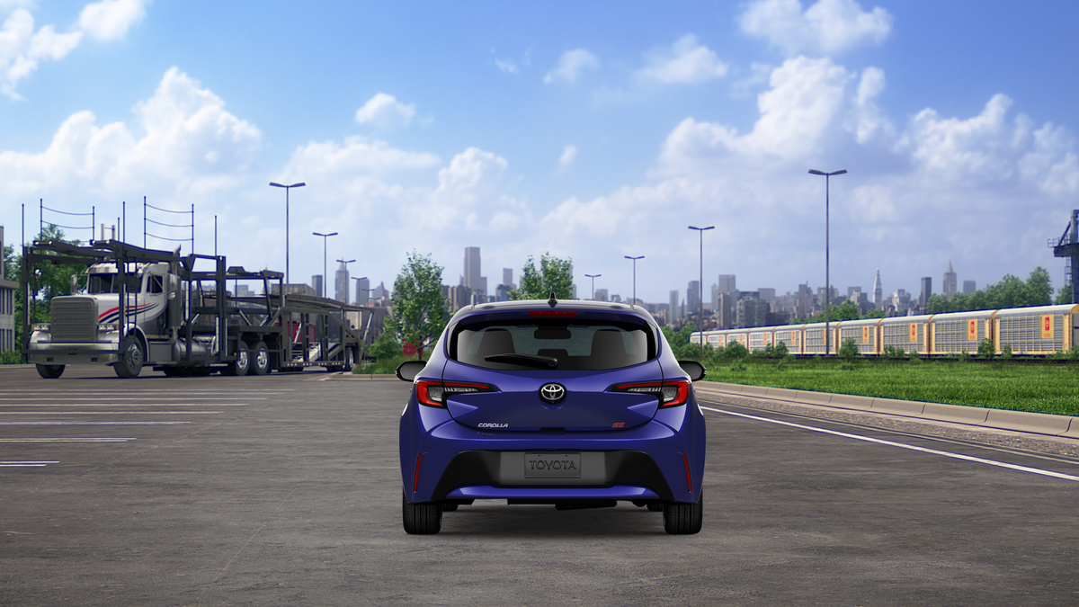 New 2026 Blue Crush Metallic Toyota SE image 8