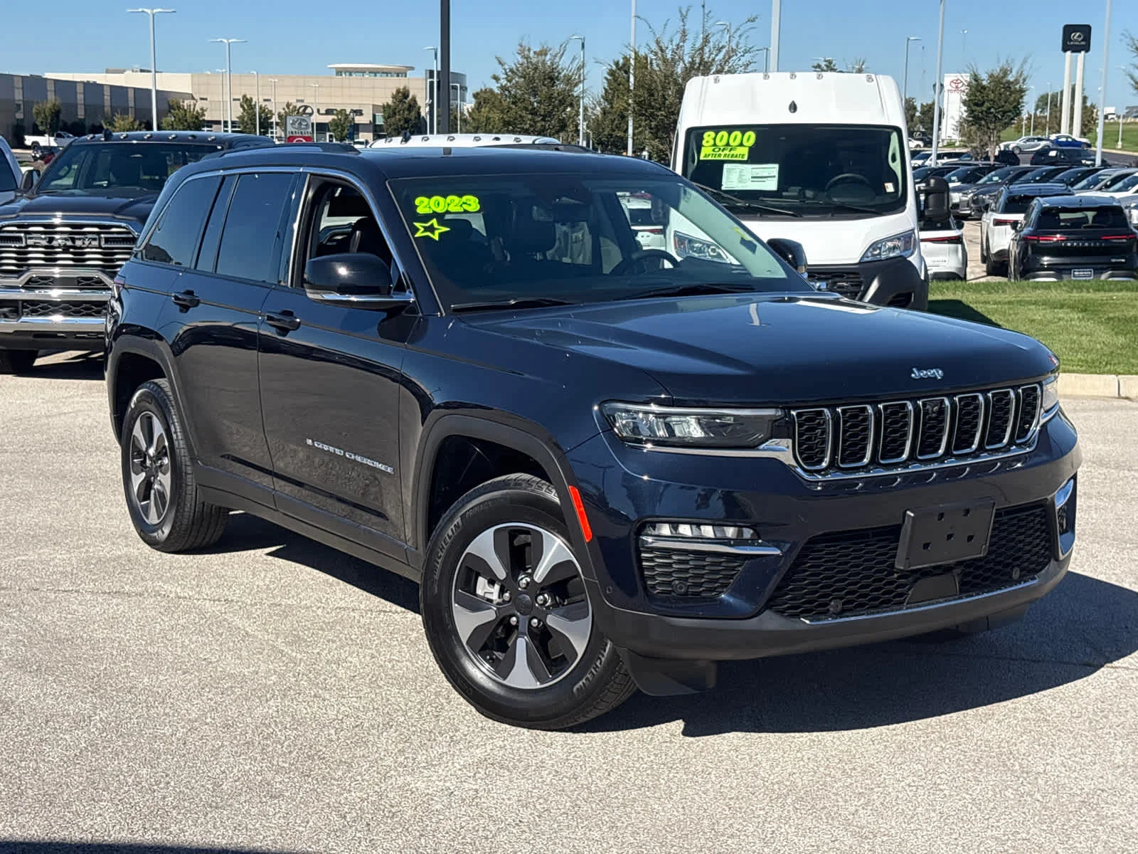 Used 2023 Jeep Grand Cherokee 4xe with VIN 1C4RJYB69PC669736 for sale in Kansas City