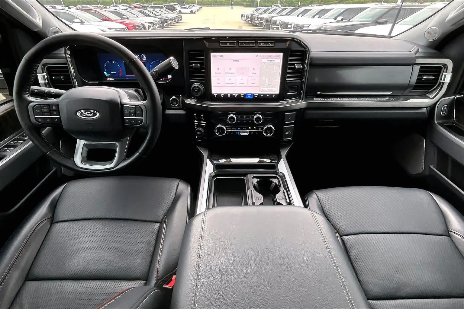Used 2024 Agate Black Metallic Ford LARIAT image 14
