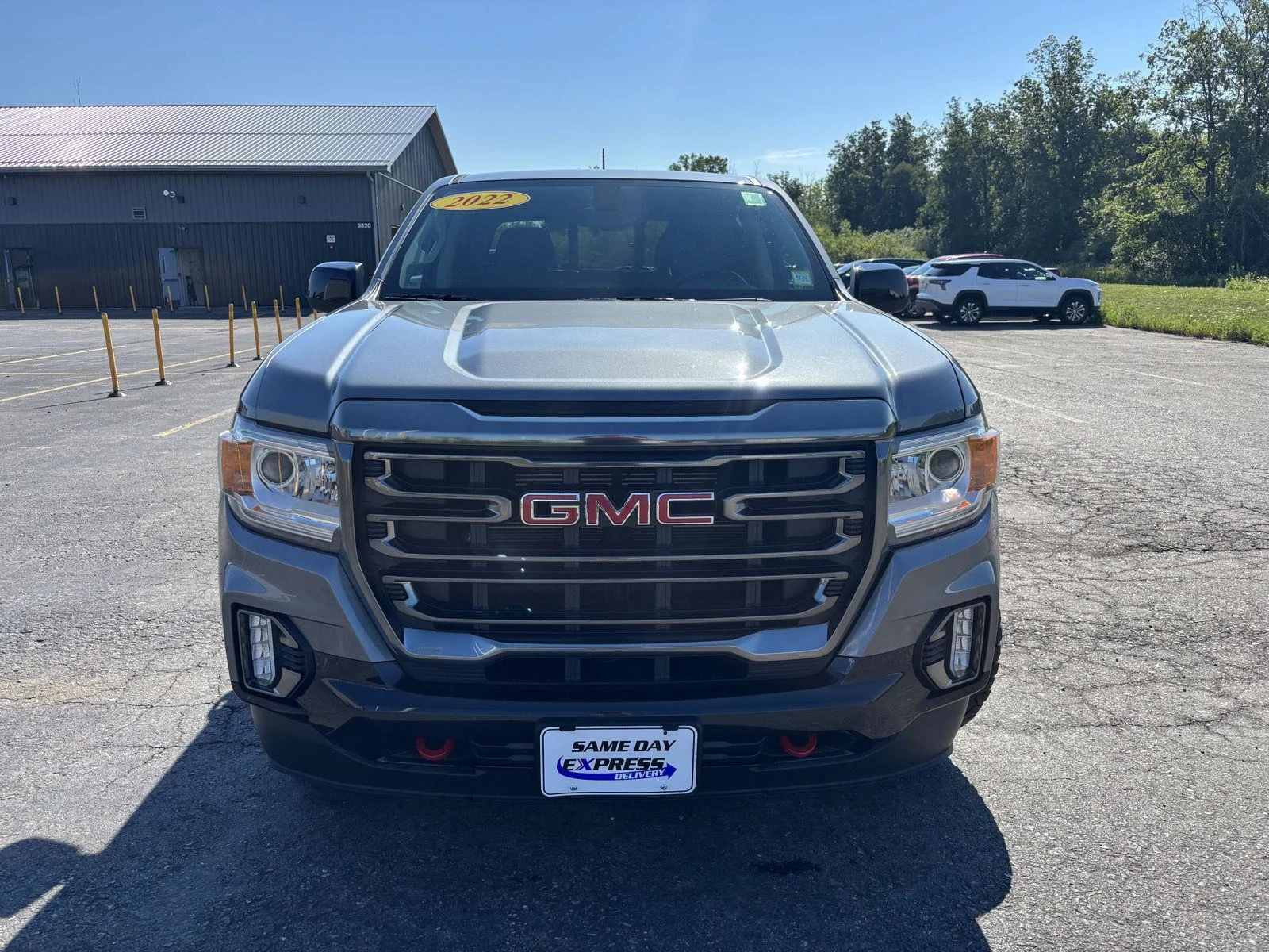 Used 2022 Satin Steel Metallic GMC AT4 - Leather image 2