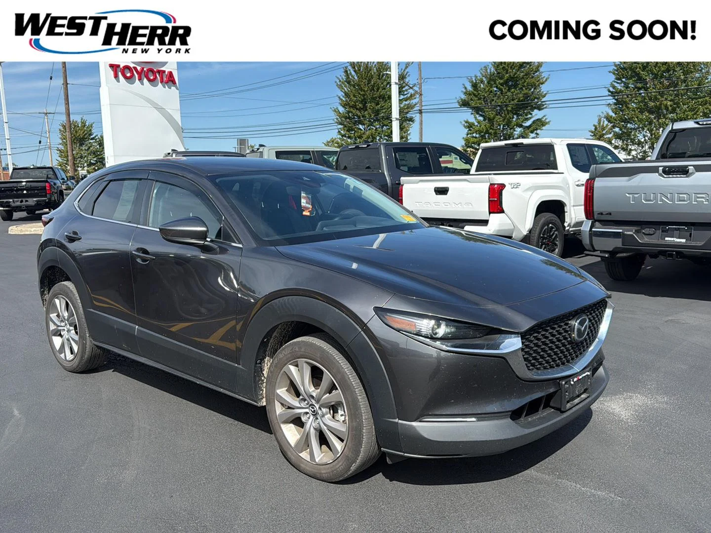 Used 2021 Machine Gray Metallic Mazda Select image 1