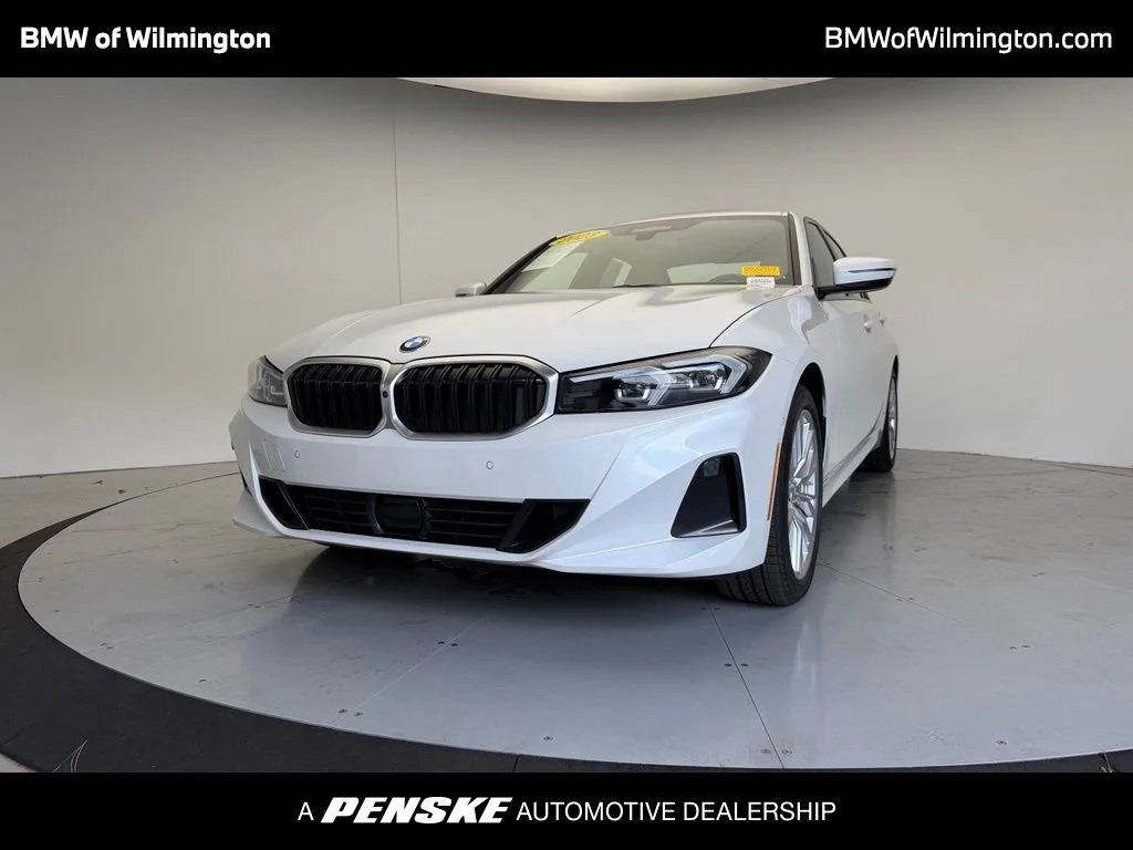 Certified Used 2023 Mineral White Metallic BMW 330i image 1