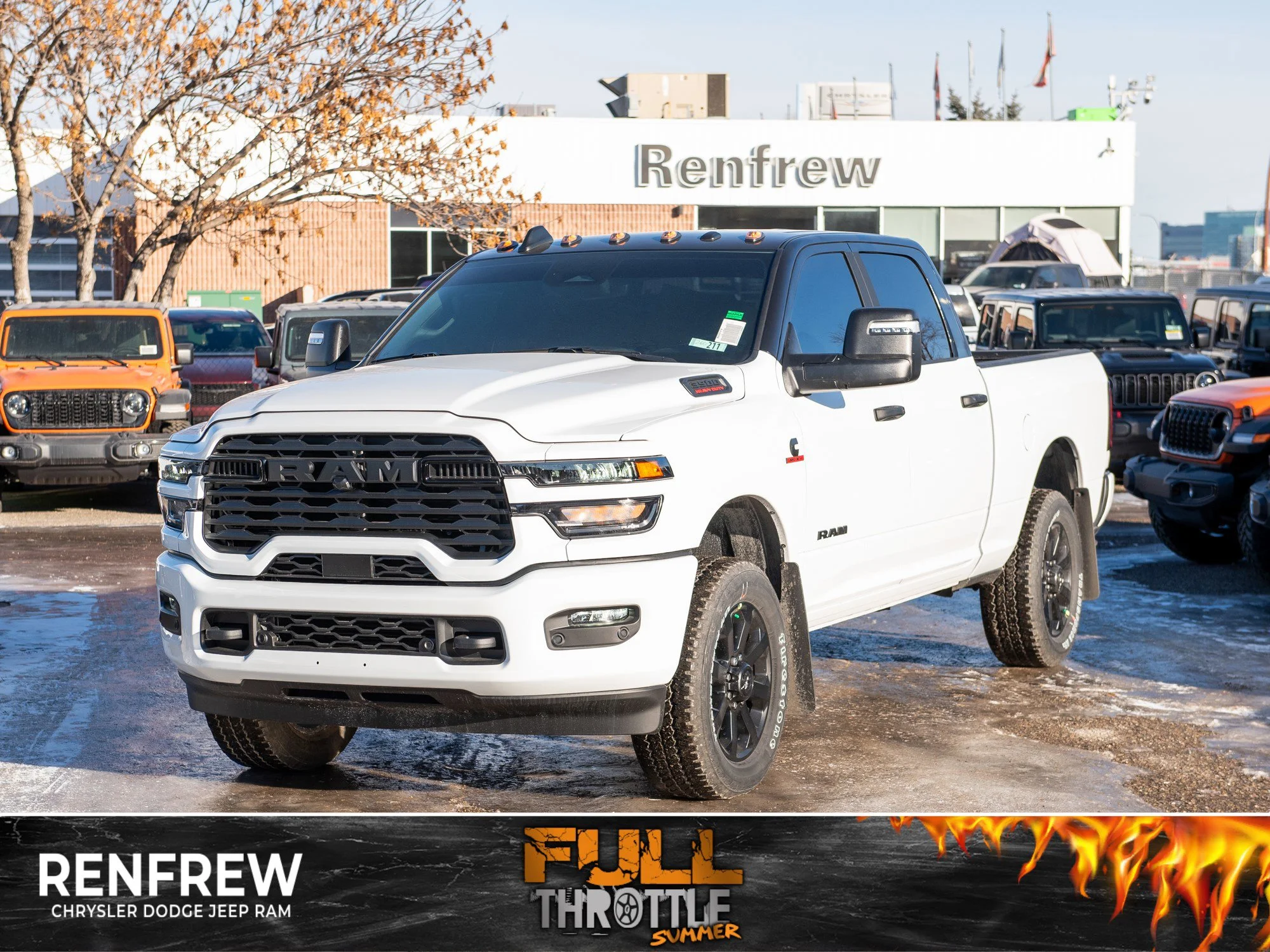 New 2026 White RAM Big Horn* image 1