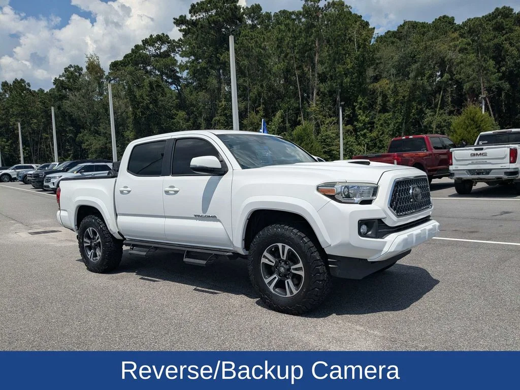 Certified Used 2019 Super White Toyota TRD Sport image 2