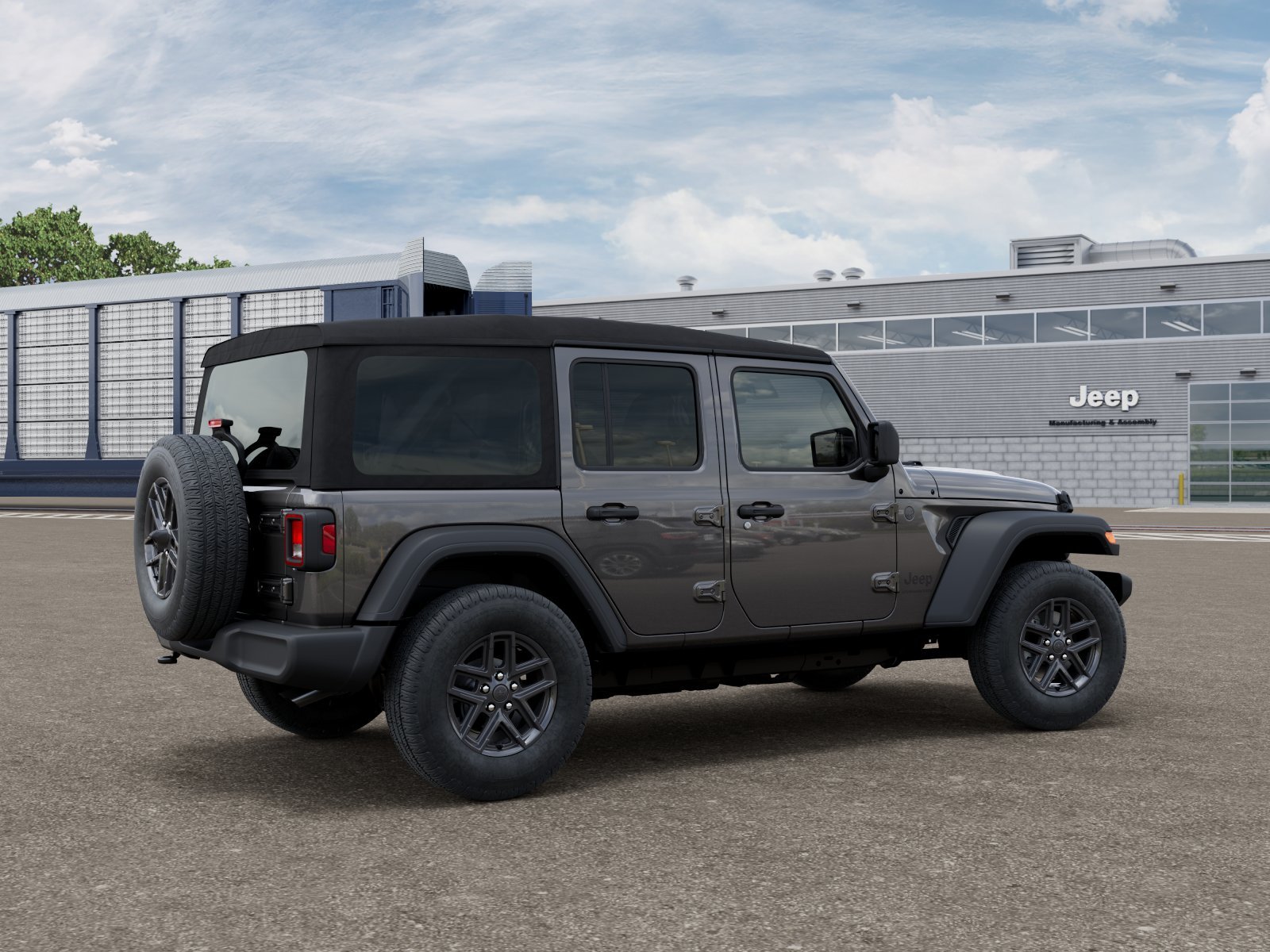 New 2027 Granite Crystal Metallic Clearcoat Jeep Sport S image 2