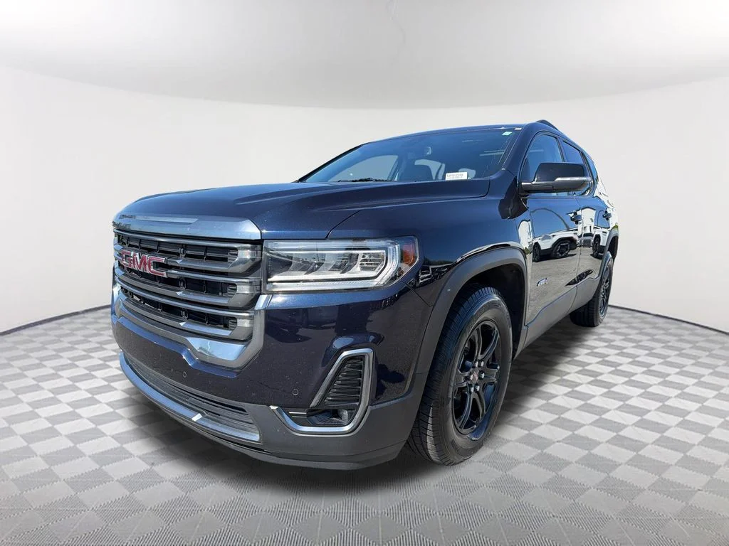 Used 2021 Blue GMC AT4 image 1
