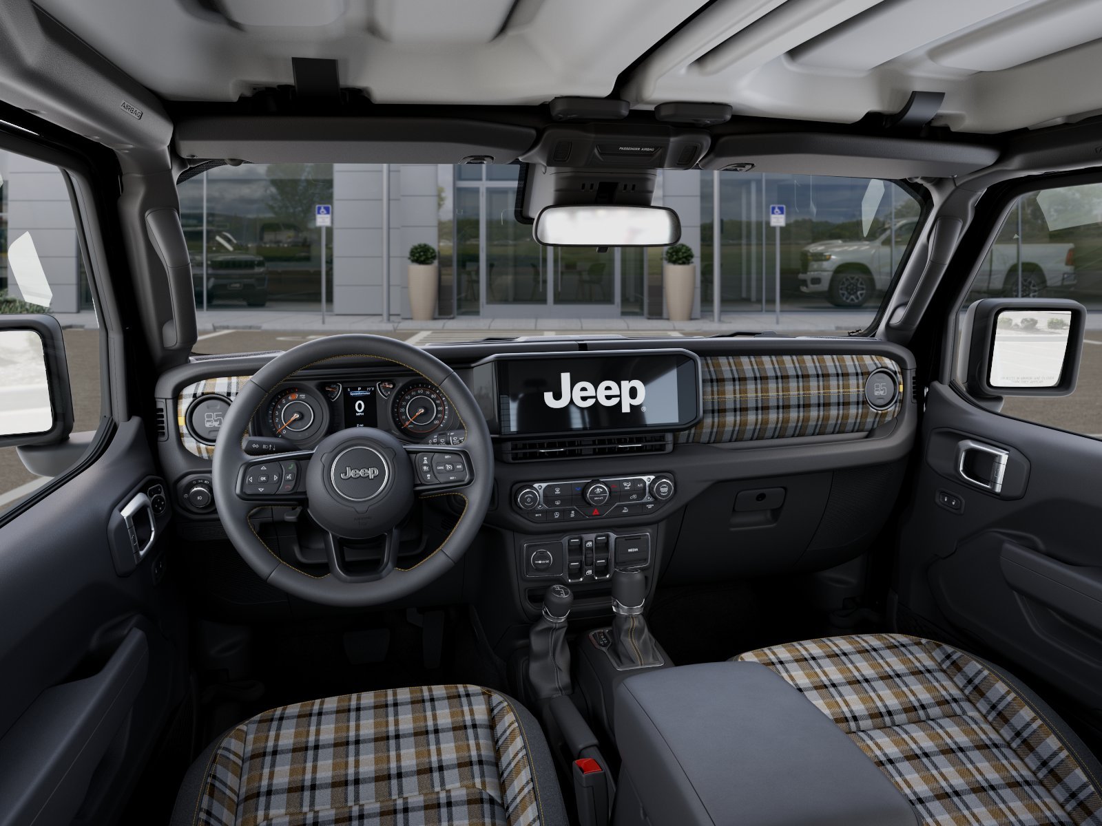 New 2026 Black Clear-Coat Exterior Paint Jeep 4-Door 85th Anniversary Edition image 14