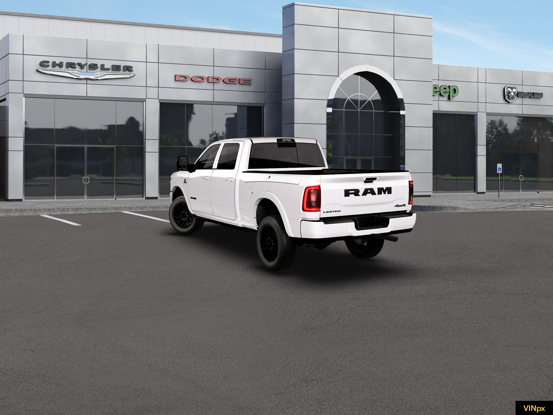 New 2026 Bright White Clearcoat RAM Limited image 5