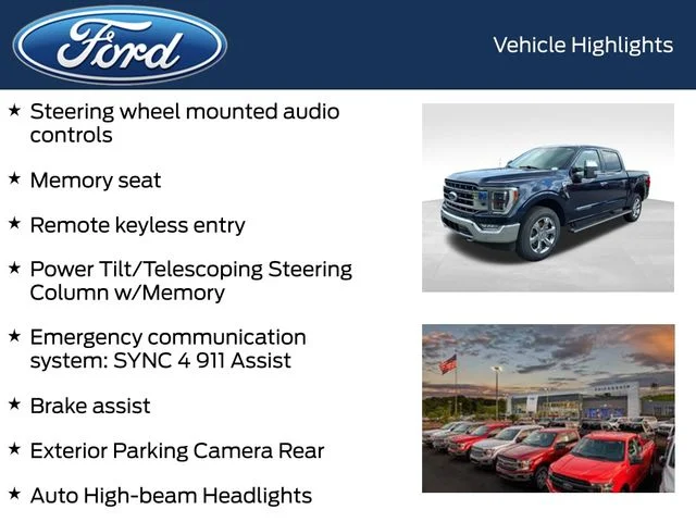 Used 2023 Blue Ford Lariat image 9