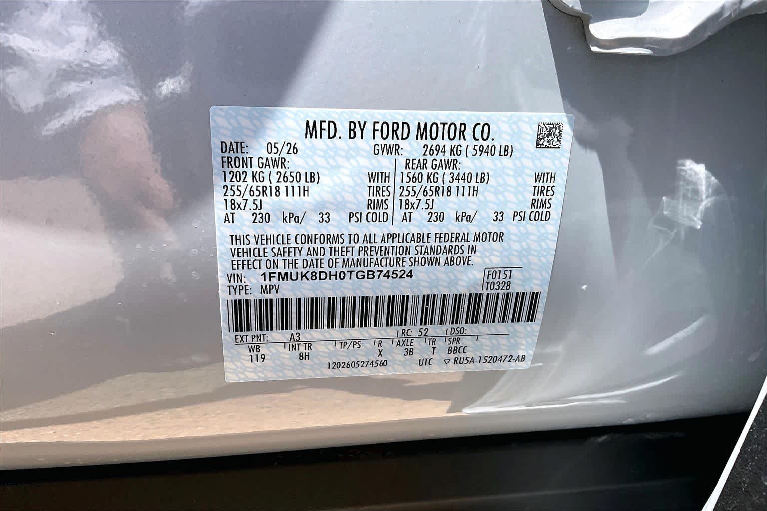 New 2026 Space White Metallic Ford Active image 21