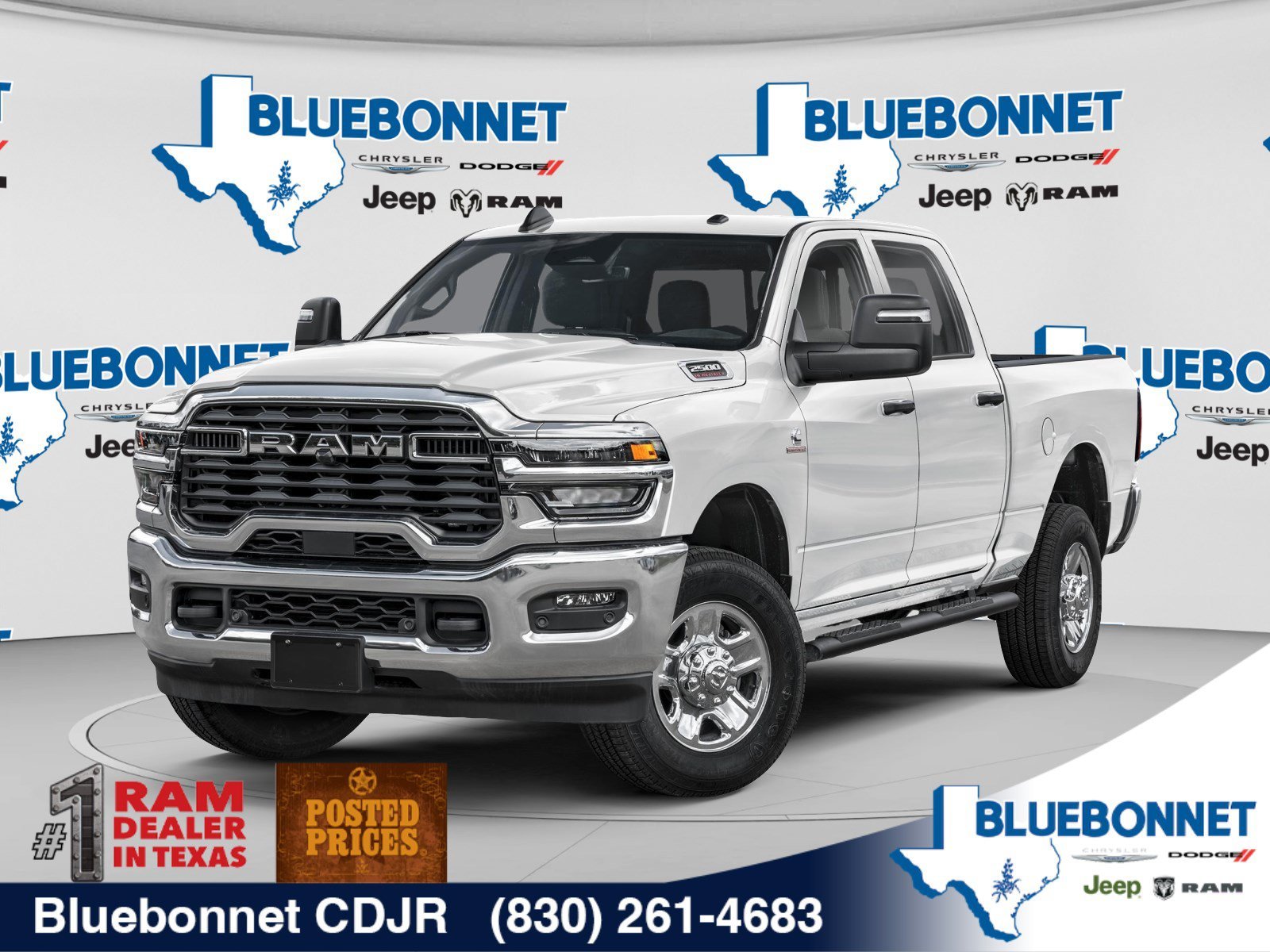 New 2026 Bright White Clearcoat RAM Tradesman image 1
