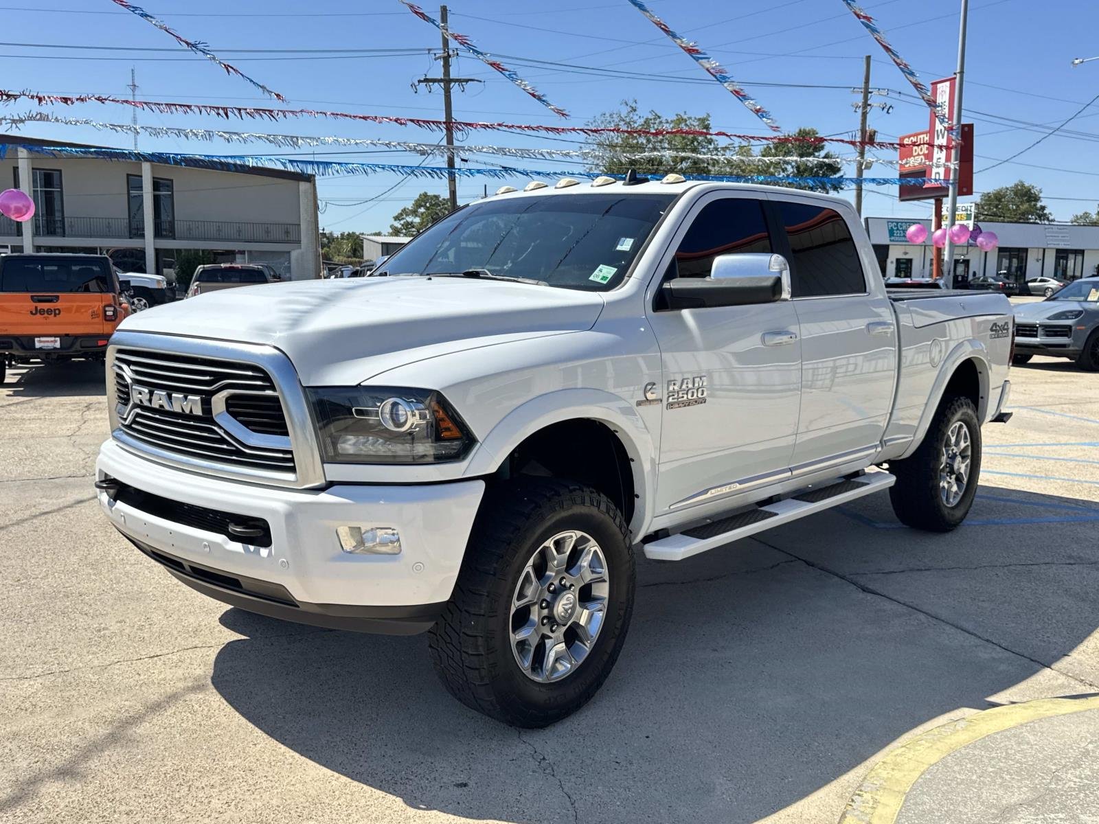 Used 2018 Bright White Clearcoat Ram Limited image 3