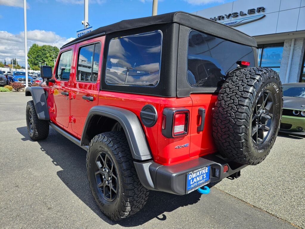 Used 2024 Red Jeep Willys 4xe image 3