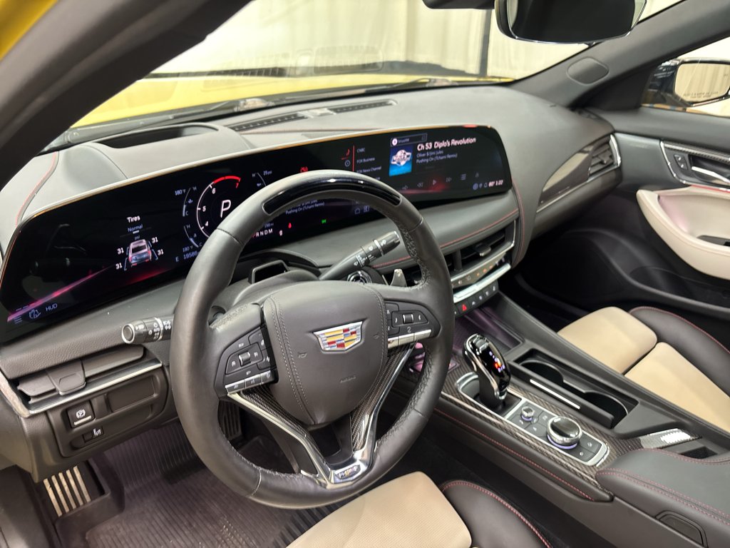 Used 2026 Cyber Yellow Metallic Cadillac V-Series image 26