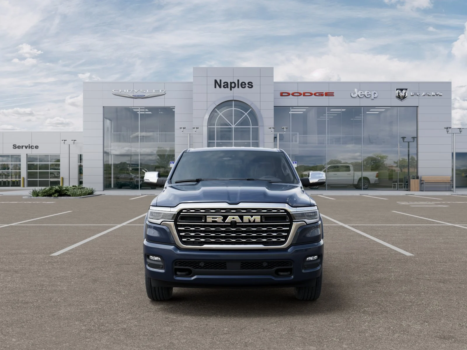 New 2026 Forged Blue Metallic Exterior Paint RAM Limited image 6