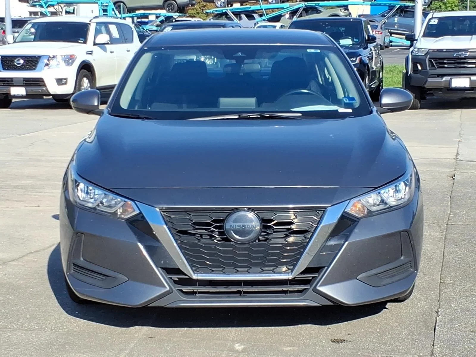 Used 2023 Gun Metallic Nissan SV image 2