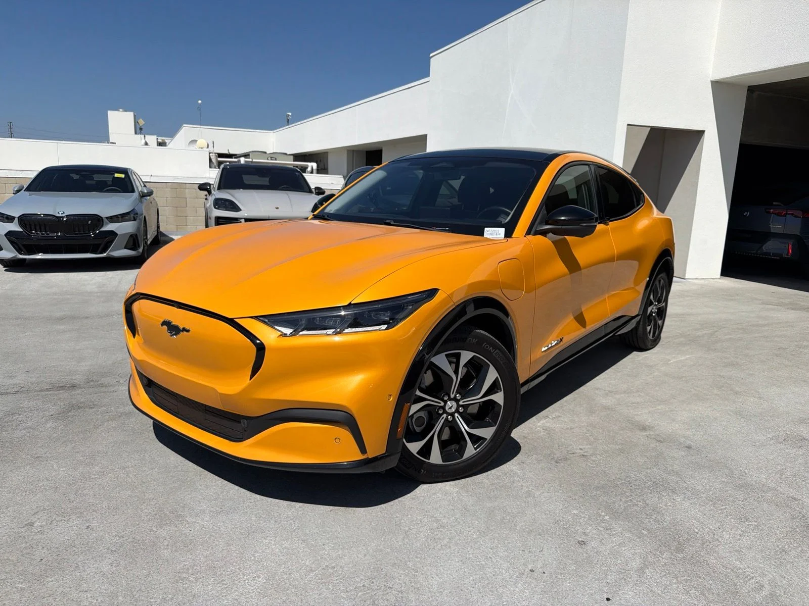 Used 2022 Orange Metallic Ford Premium image 3