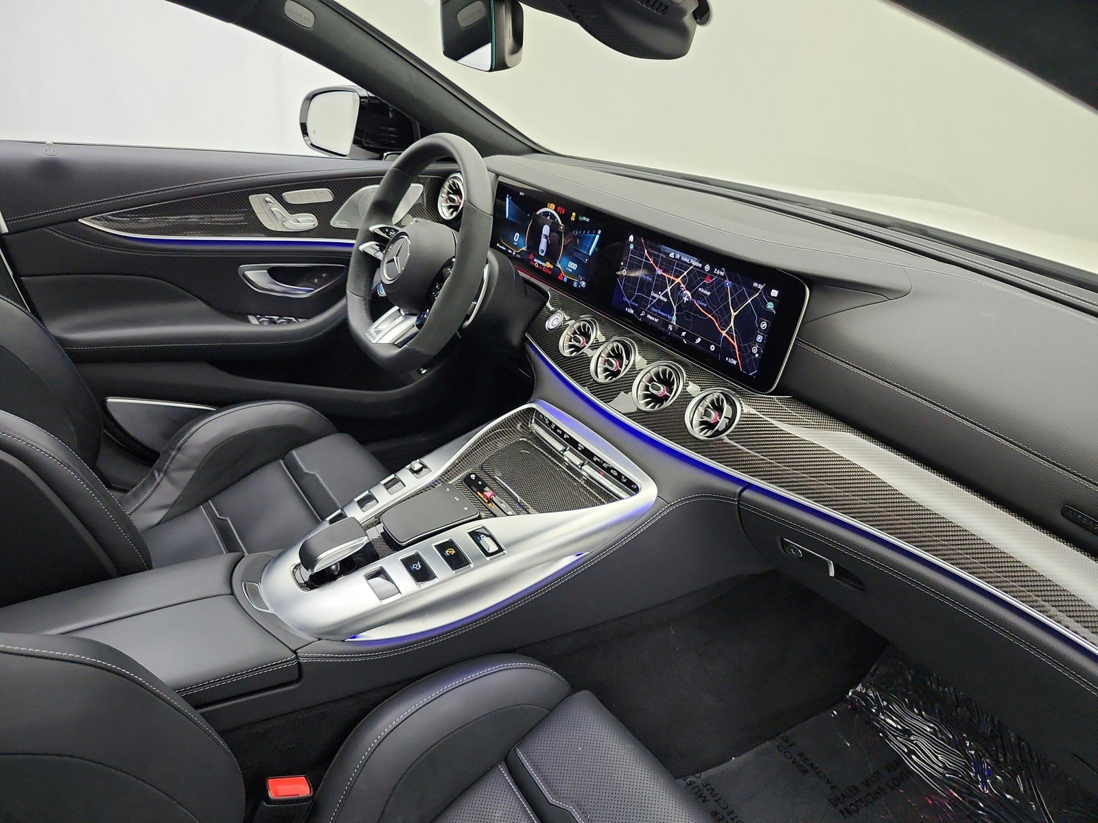 Certified Used 2022 MANUFAKTUR Diamond White Metallic Mercedes-Benz AMG® GT 53 image 18