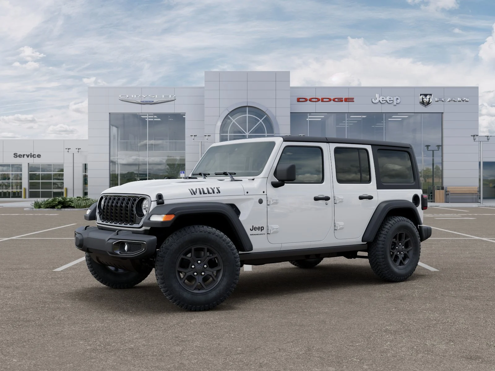 New 2026 Bright White Clearcoat Jeep Willys image 30