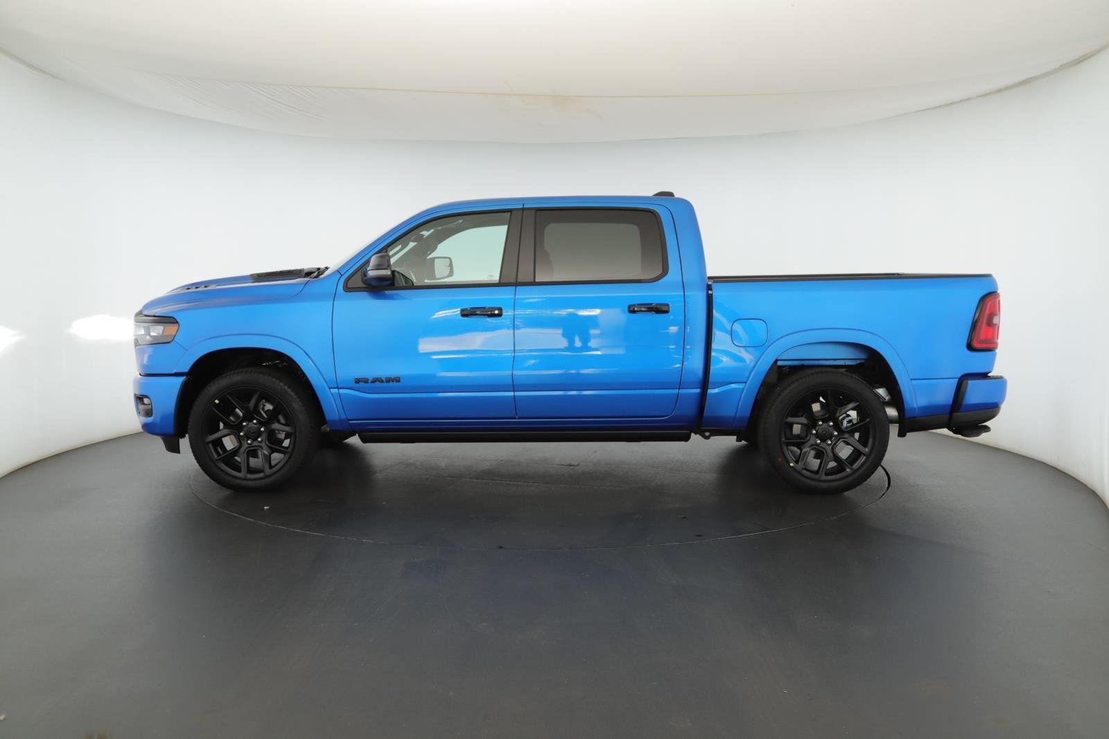 New 2026 Hydro Blue Pearl-Coat Exterior Paint RAM Laramie 4x4 Crew Cab 5