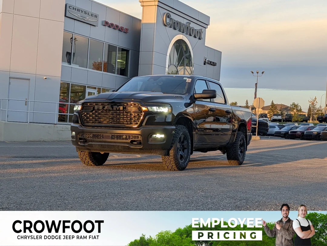 New 2026 Black RAM Warlock - - 4x4 - 3.0L Hurricane Twin Turbo - E-Locker Axle - 18 Black Wheels & More! image 1