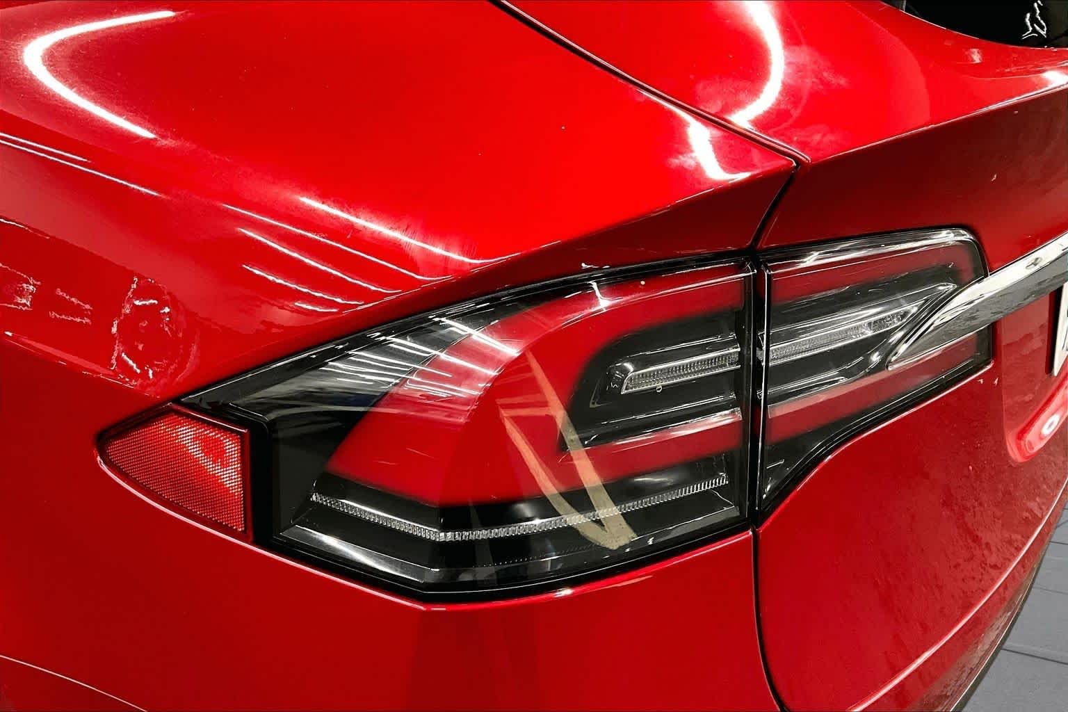 Used 2020 Red Multi-Coat Tesla Long Range Plus image 28