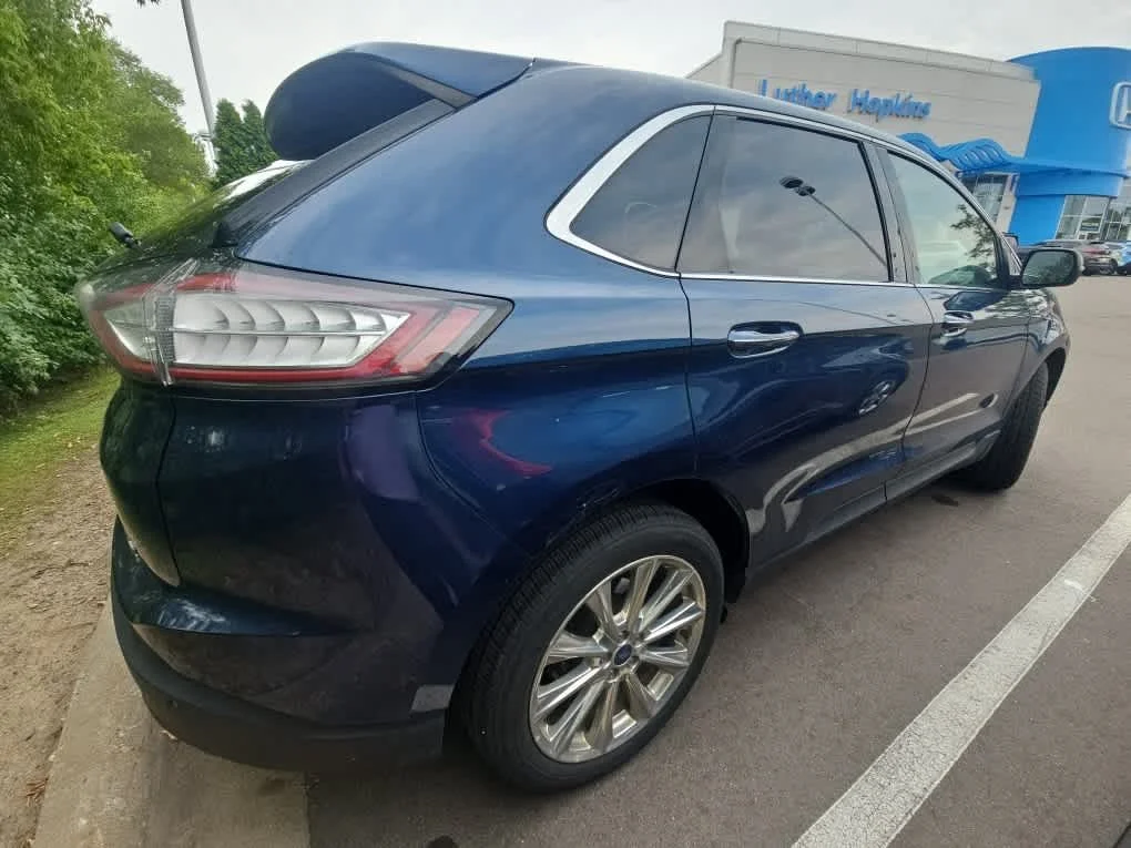 Used 2017 Blue Jeans Metallic Ford Titanium image 4