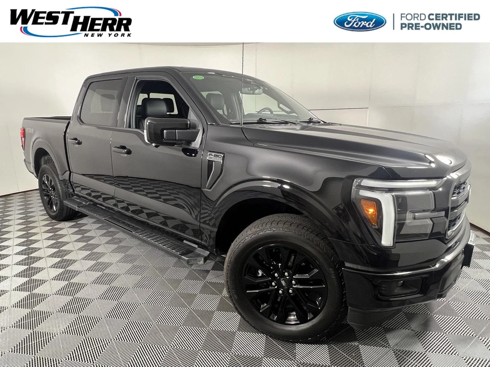 Certified Used 2025 Agate Black Ford LARIAT image 1