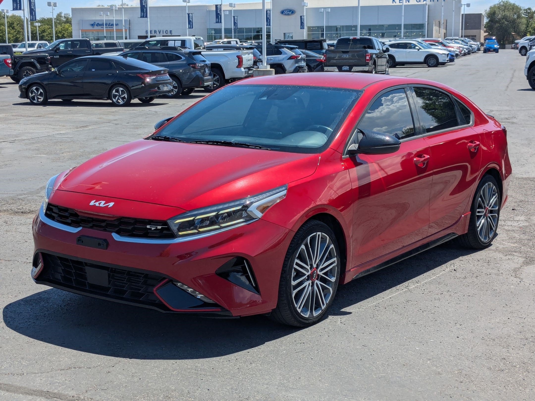 Used 2023 Currant Red Kia GT image 8