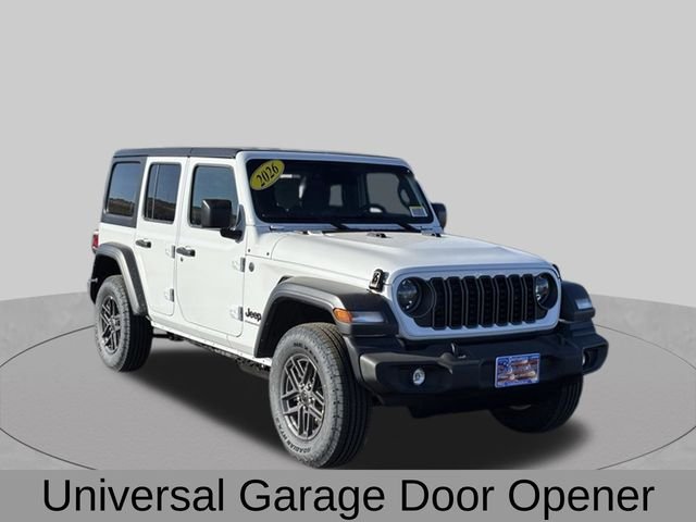 New 2026 Bright White Clear-Coat Exterior Paint Jeep Sport S image 9