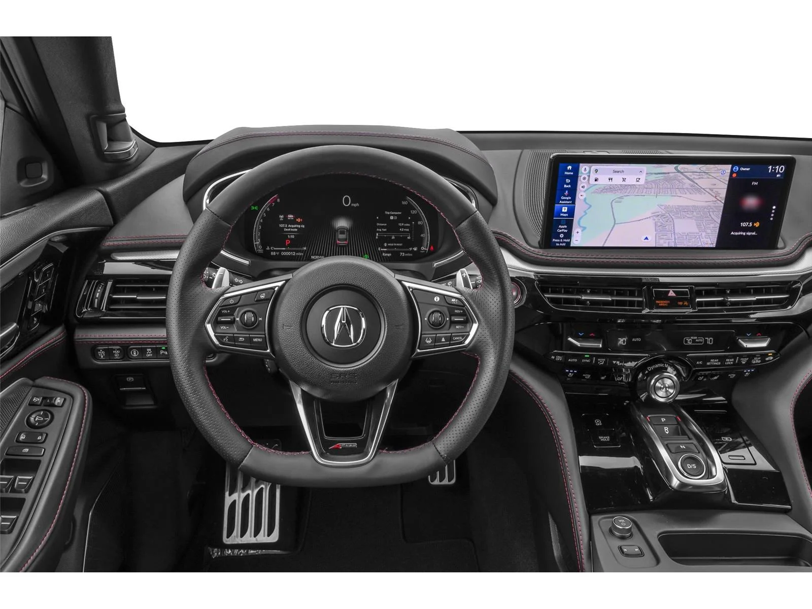 New 2026 Liquid Carbon Metallic Acura SH-AWD  w/A-SPEC w/Advance image 2