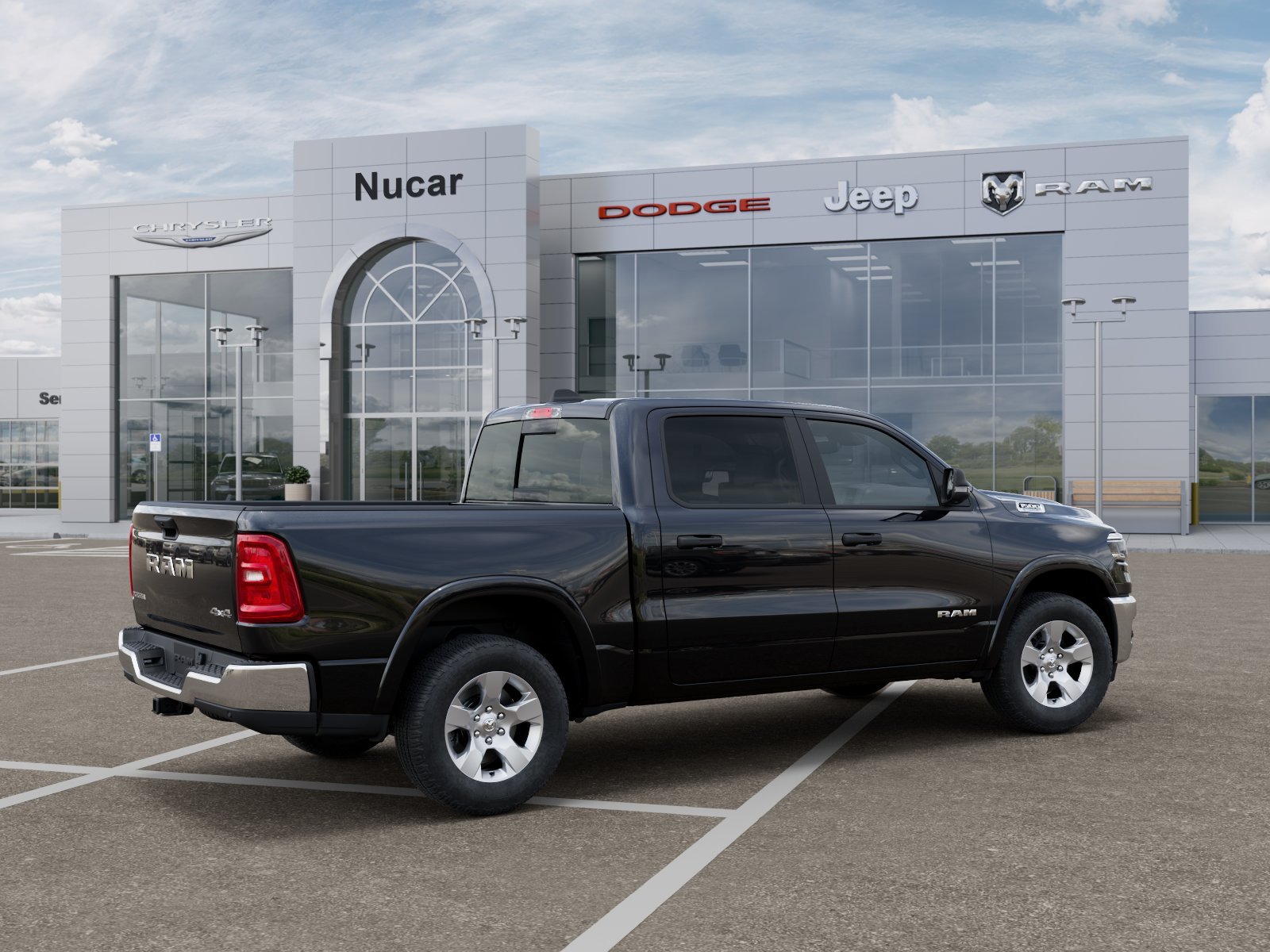 New 2026 Diamond Black Crystal Pearlcoat RAM Big Horn/Lone Star image 5