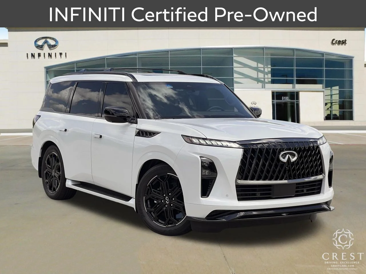 Certified Used 2026 Radiant White INFINITI SPORT image 1