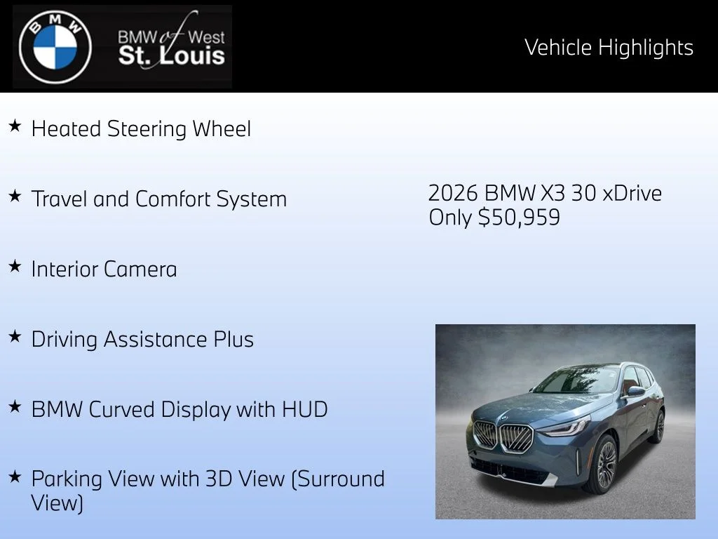 Certified Used 2026 Blue BMW 30 xDrive image 23