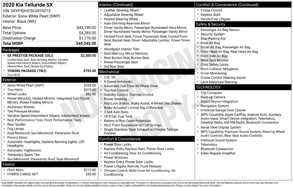 Used 2020 White Kia SX image 4