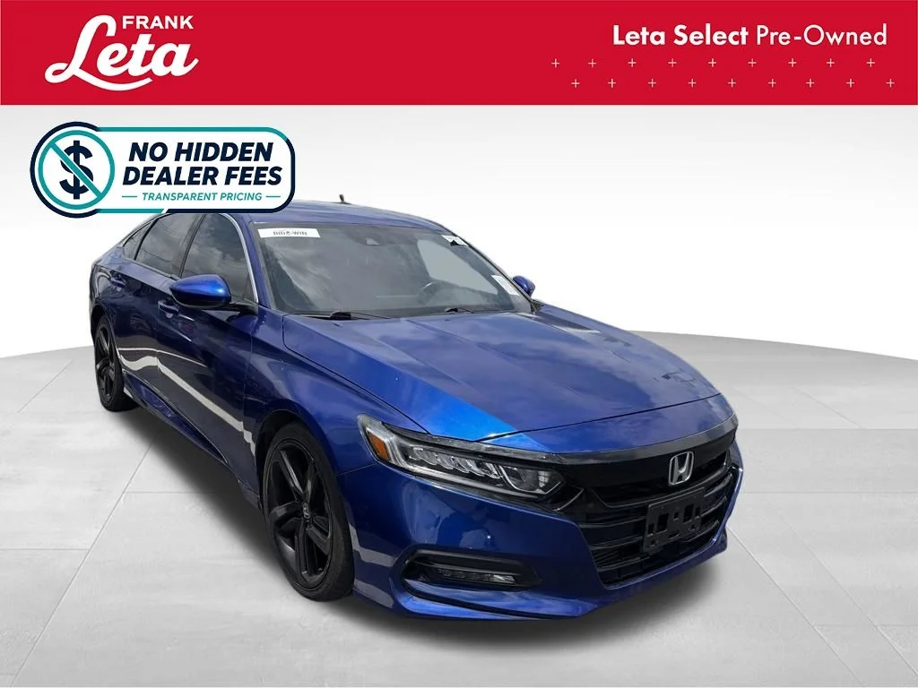 Certified Used 2019 Blue Honda Sport image 6