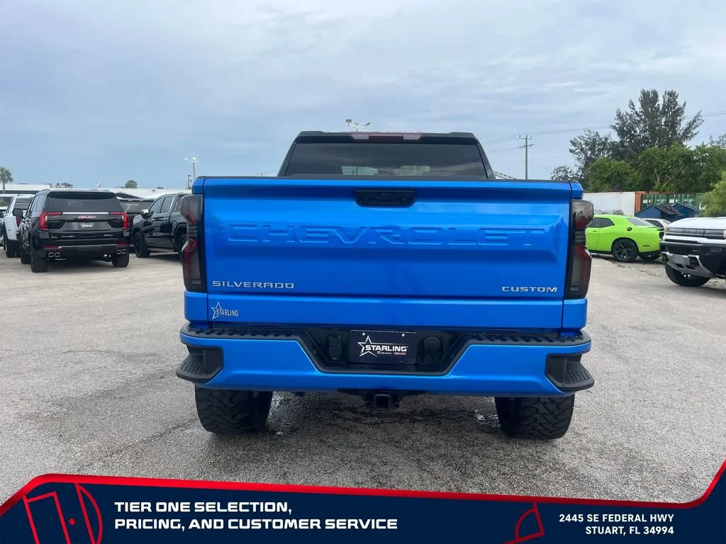 Used 2025 Riptide Blue Metallic Chevrolet Custom image 6