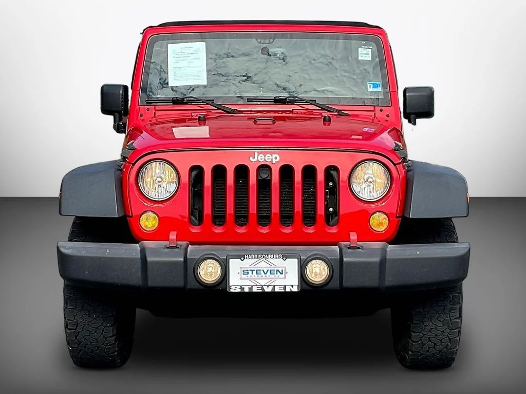 Used 2017 Red Clearcoat Jeep Unlimited Sport image 2