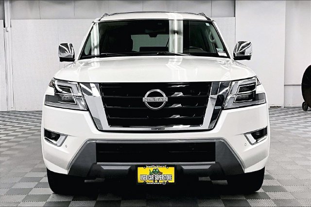Used 2021 Aspen White Tricoat Nissan Platinum image 4
