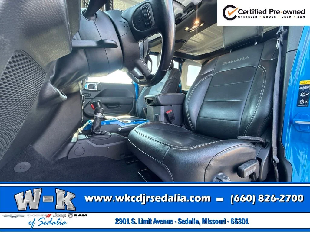 Certified Used 2023 Blue Jeep Sahara 4xe image 20