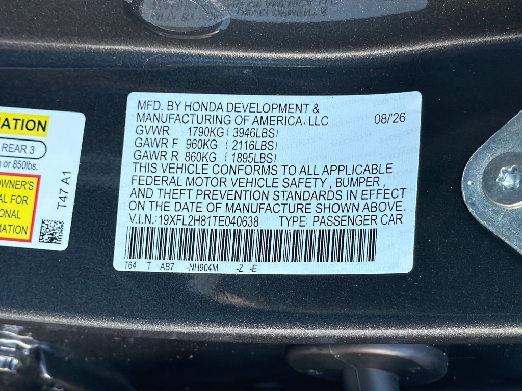 New 2026 Meteorite Gray Metallic Honda FWD Sport image 19