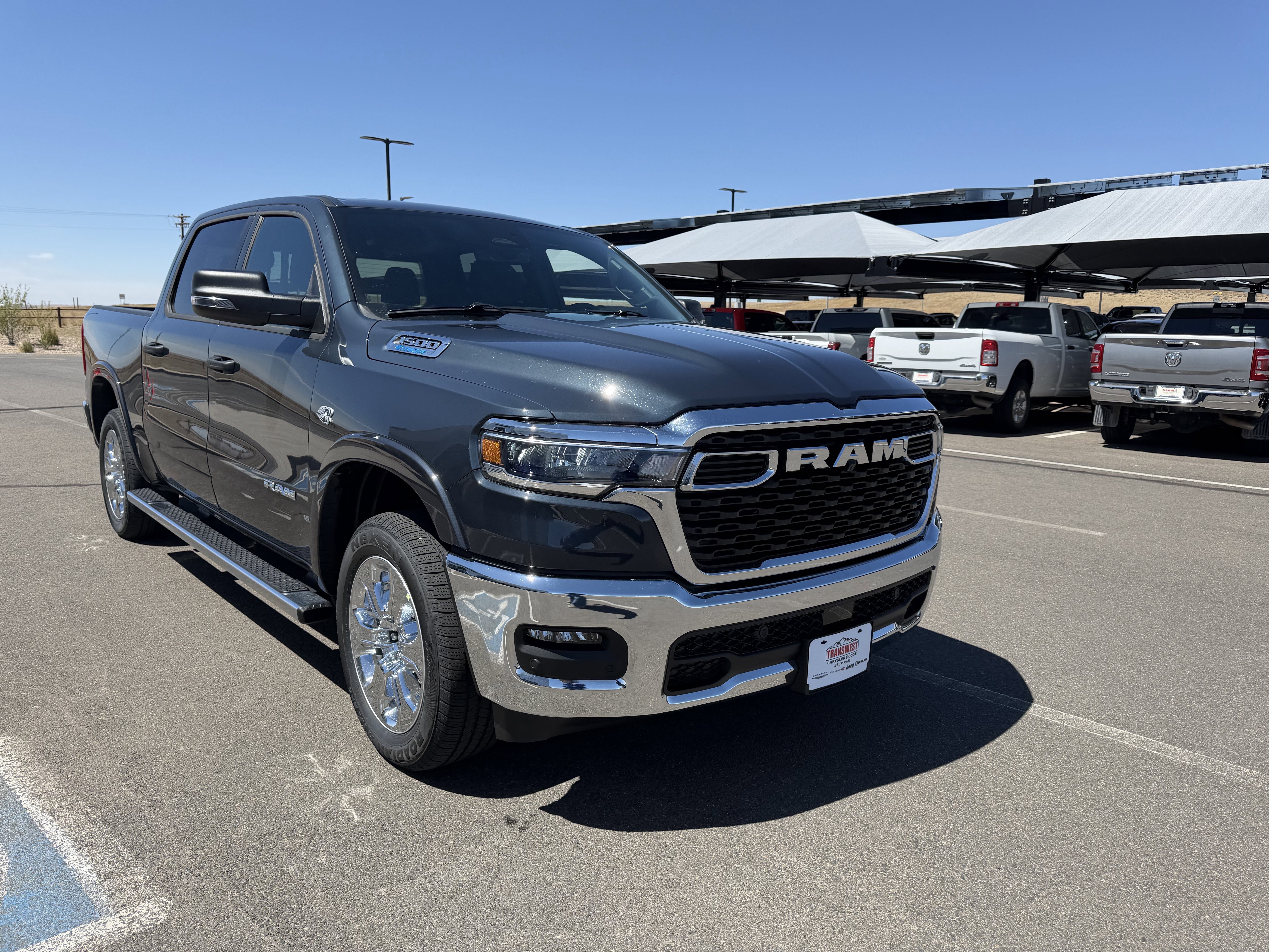 New 2026 Forged Blue Metallic Exterior Paint RAM Big Horn image 4