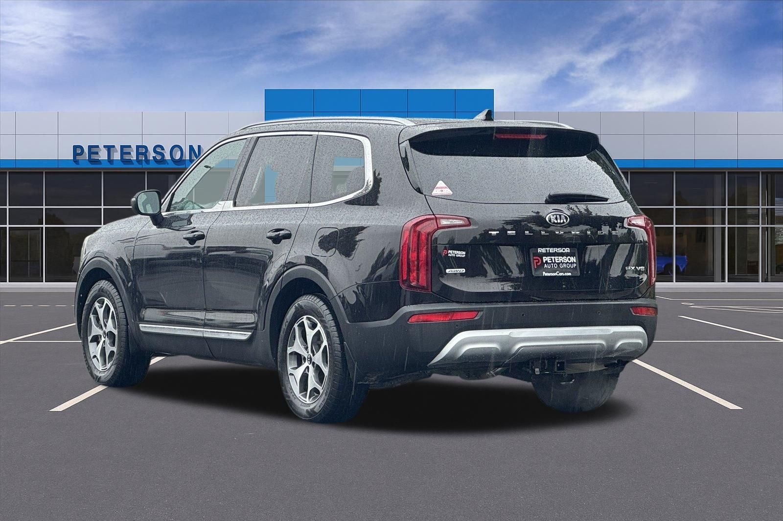 Used 2021 Black Kia EX image 6