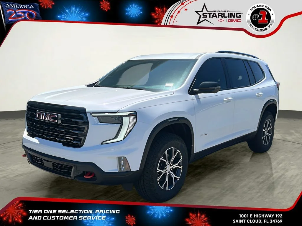 New 2026 Summit White GMC AT4 image 1