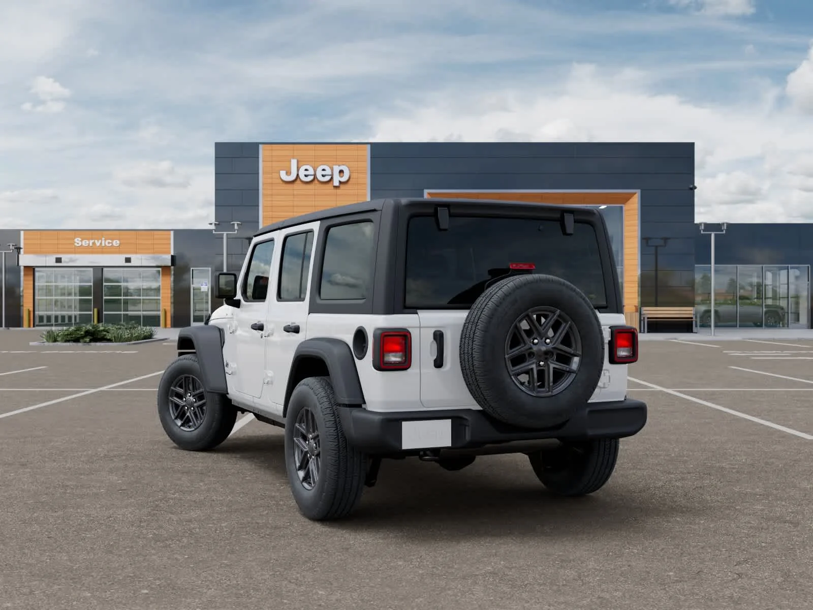 New 2026 Bright White Clearcoat Jeep Sport image 3