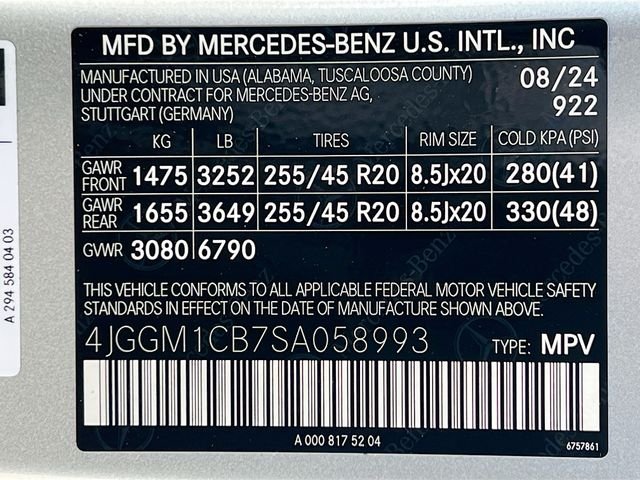 Certified Used 2025 Silver Mercedes-Benz 350 SUV image 23