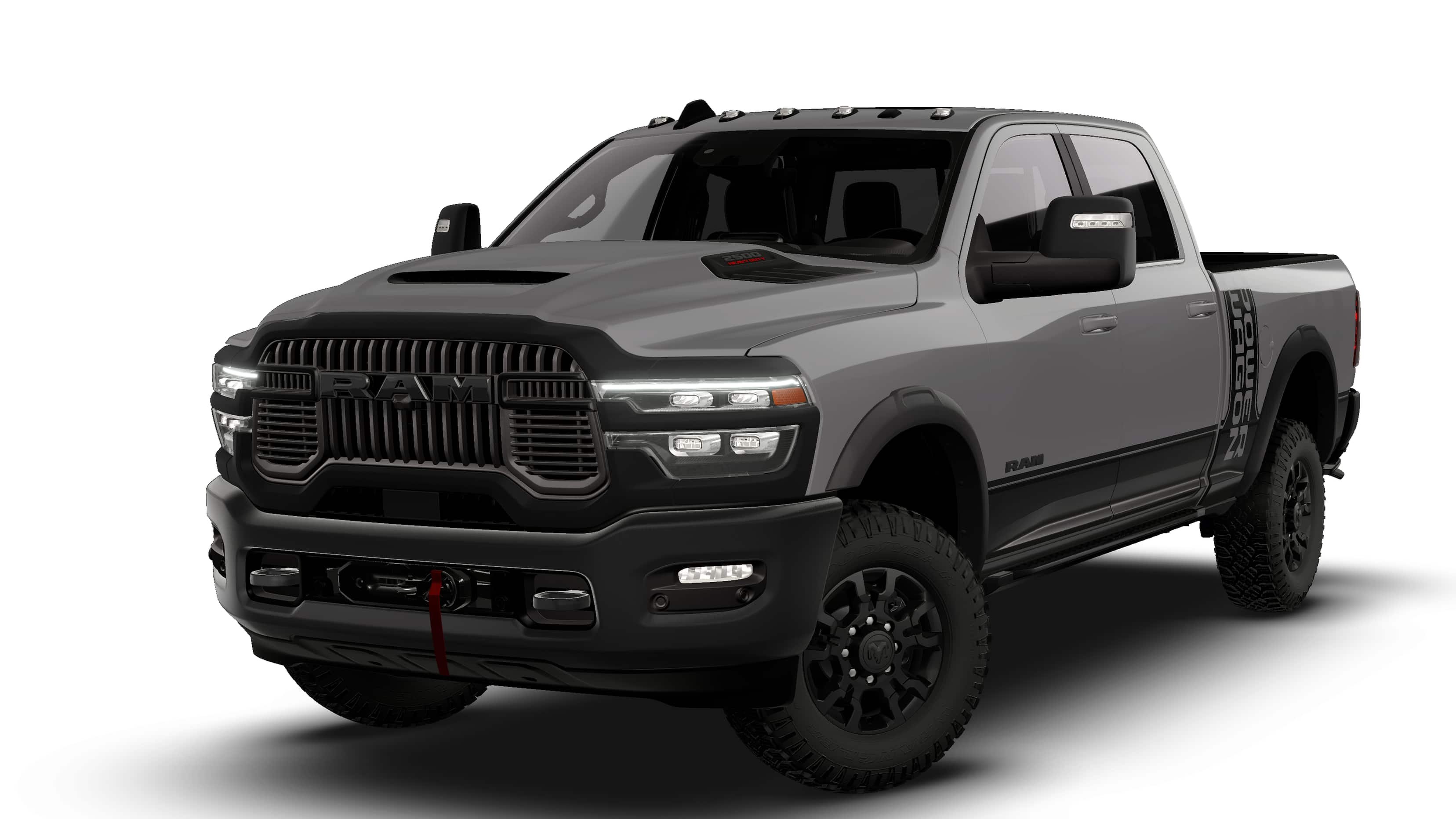 New 2026 Ceramic Gray Clear-Coat Exterior Paint RAM POWER WAGON image 13