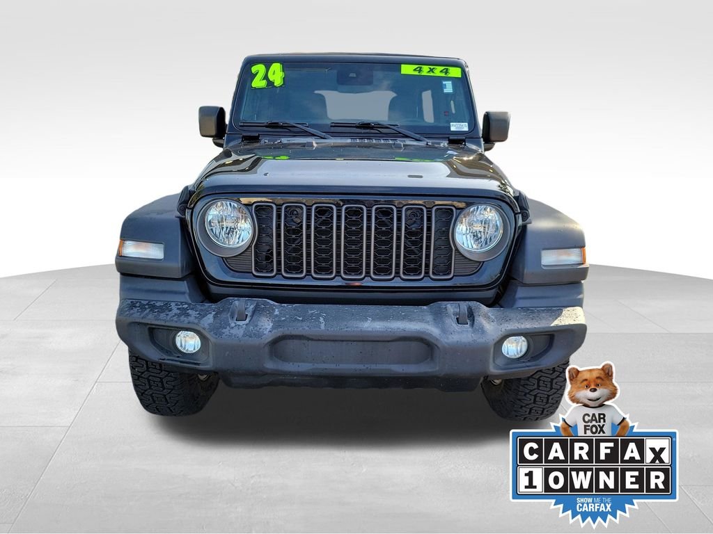 Used 2024 Black Clearcoat Jeep Sport S image 7