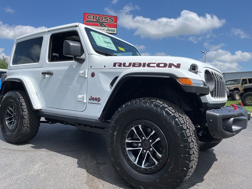 New 2026 Bright White Clear-Coat Exterior Paint Jeep Rubicon X image 49